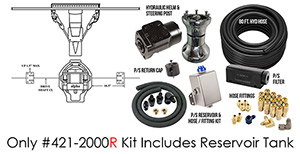 Full Hydraulic Alpha Dual Ram Power Steering - Standard Kit