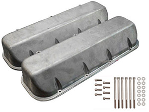 Xtreme Series Valve Cover Kit, Satin, for Dry Sump