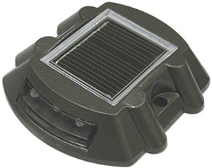 Dock Edge Starlite Solar Capacitor With 6 Led's Charcoal Grey Model 108