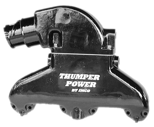 Thumper Power - Black Small Block Exhaust System w/Shift Bracket