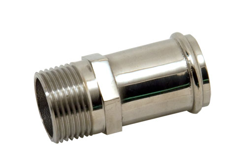 Stainless Steel 3/4" NPT Male To 1" Hose Fitting