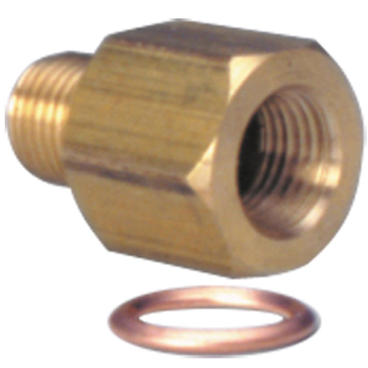 1/8" NPT Female to 10mm x 1 Male Metric Adapter