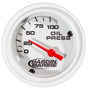 2" Oil Pressure Gauge, 0-80 PSI