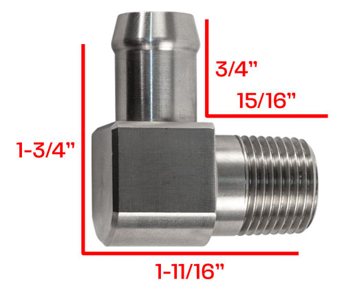 Details about   Parker 1J1HY-10-8 Long Drop Elbow 5/8 Seal-Lok Swivel X 1/2 Hose Steel 