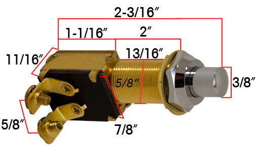 Simplicity 1720401 Push Button Switch NOS - In Stock Motorsports, Inc.