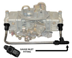 Stainless Steel Braided 8 AN Dual Feed Fuel Line Kit for Holley 4150 Carburetor