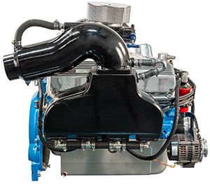 460 Ford Cast Aluminum Exhaust System with Cast Aluminum Risers