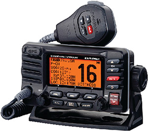 Standard Horizon Explorer GPS DSC+ Ultra Compact (3.5" Depth) Class D 25W Fixed Mount VHF Radio With Internal GPS"