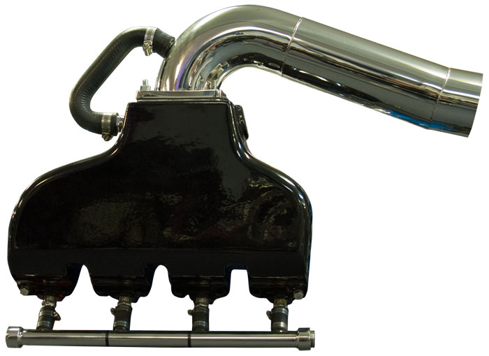 460 Ford Cast Aluminum Performance Exhaust System with Standard Wet