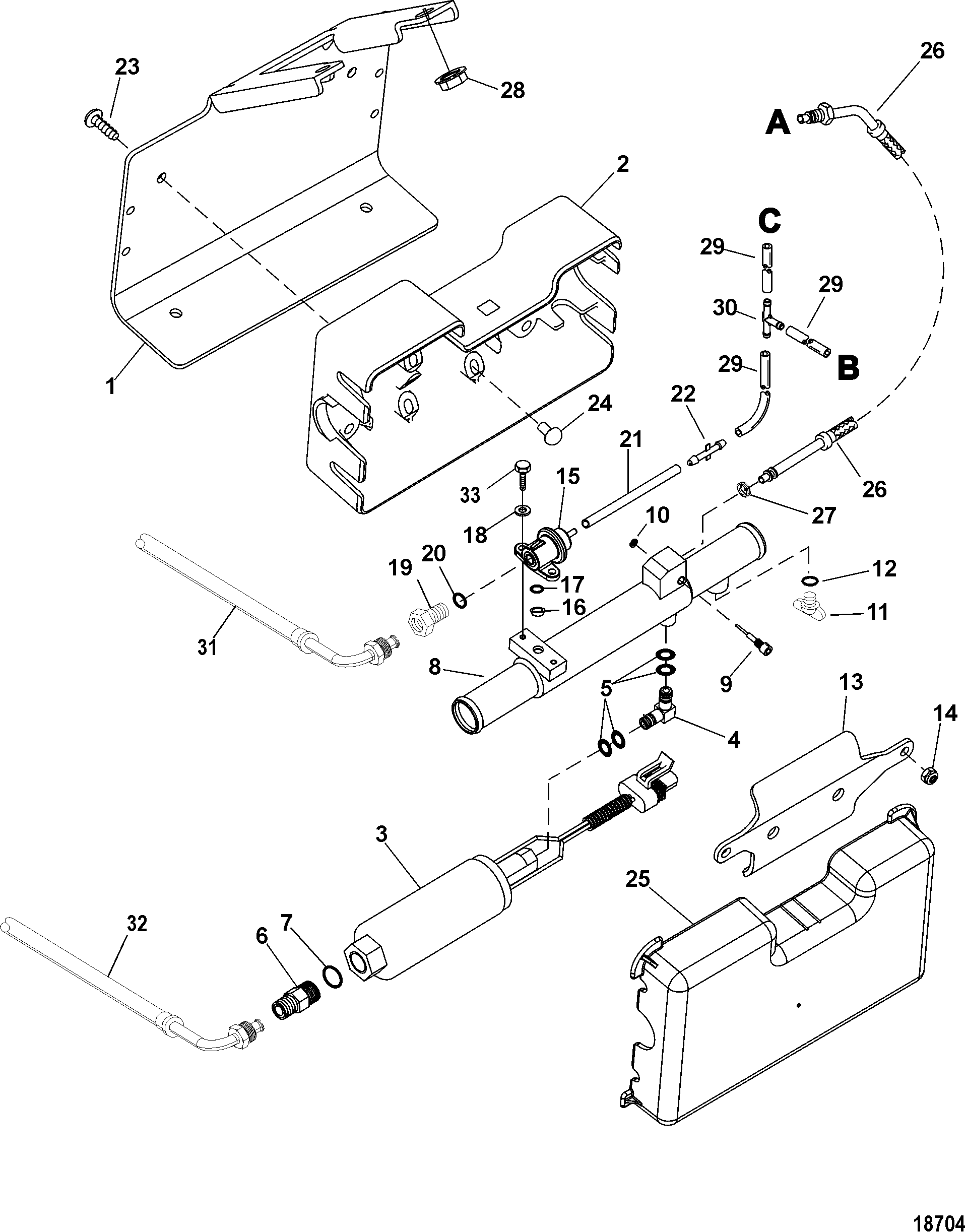 mercruiser 0m025000 thru 0m687082 fuel pump and fuel cooler diagrammercruiser 0m025000 thru 0m687082 fuel pump and fuel cooler diagram mercruiser 0m025000 thru 0m687082 fuel pump and fuel cooler diagram