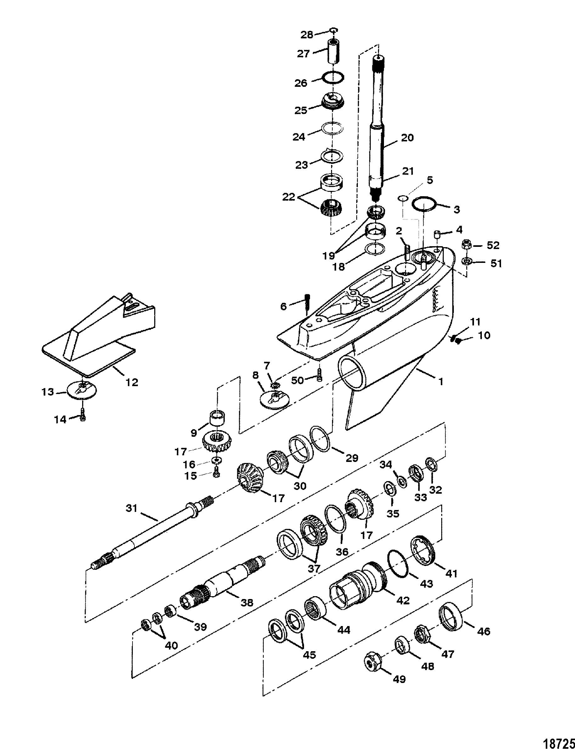 Mercruiser Bravo 3 Outdrive Parts Diagram