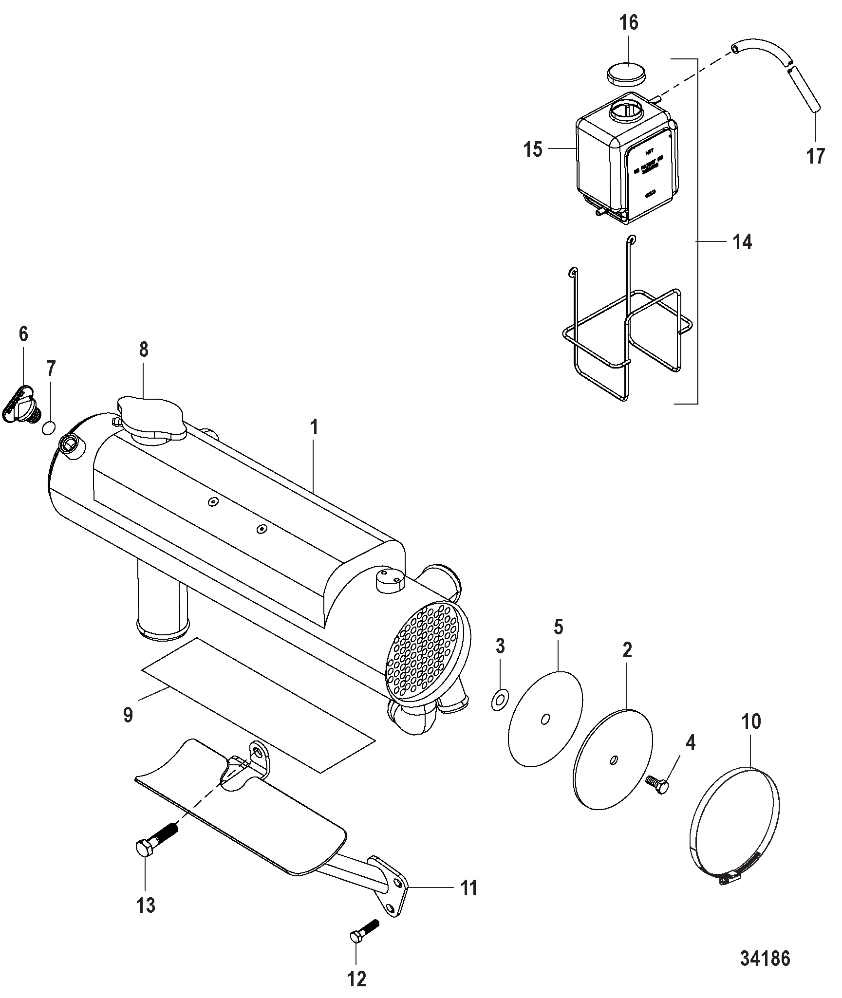 CP Performance - Closed Cooling System, Heat Exchanger 351 cleveland distributor wiring diagram 