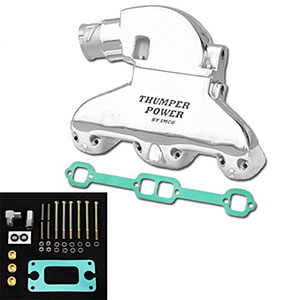 Thumper Power Small Block Manifold & Riser Kit Polished