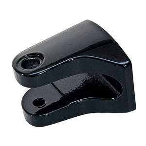 Steering Bracket Port Black