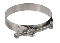 Superduty Stainless Steel T-Bolt Band Clamps