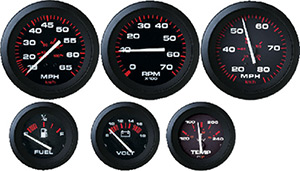 Amega Domed 3" Speedometer"