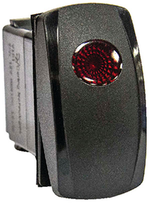 Illuminated Weather Resistant Contura V Rocker Switch