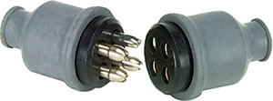 4 Pole Rubberized Connector