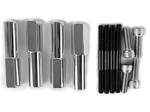 192/250 Belt Guard Stands 2 3/4″ (4 Pk) W/ 1/4-20 Studs (Short Snout)