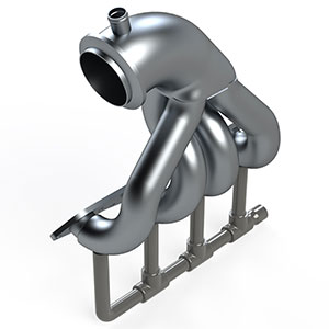 CMI Big Block Chevy E-Top Platinum Exhaust System