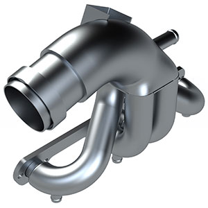 Small Block Chevy E-Top Headers - Satin