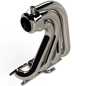 CMI Downturned 3" Taller Sport Tube Headers for Big Block Chevy Engines