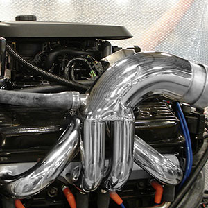 Small Block Chevy E-Top Headers - Satin