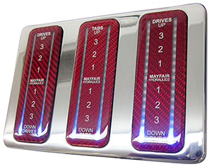 LED Trim Indicator Panels Only, 6 Slot for Drives / Tabs / Drives