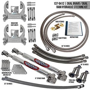 Mayfair Dual Bravo/Dual Ram Add-On Hydraulic Steering Kit