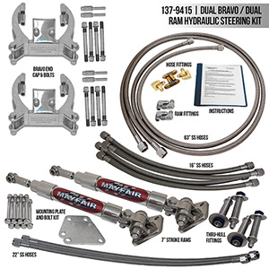 Mayfair Dual Bravo/Dual Ram Add-On Hydraulic Steering Kit