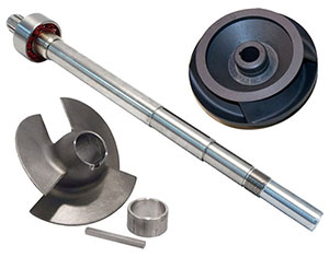 Aluminum Impeller, Inducer & Shaft Kit