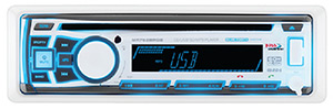 Marine In-Dash CD/USB/SD/MP3/WMA/AM/FM w/Detachable Front Panel & Bluetooth Receiver w/RGB