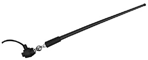 Peterson 13" Universal Rubber-Mast Antenna - Black"