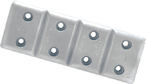 Martyr Cmm40 Zinc Hull Anode .5" X 2.6" X 7.3"