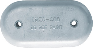 Martyr Cmmzc406 Zinc Hull Anode 4.4" X 9"