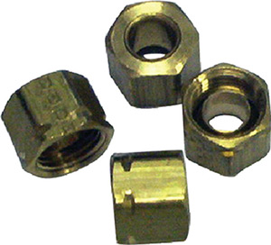 Nylon Tube Connector Nuts & Ferrule