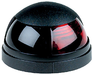 Attwood Pulsar Side Light Deck Mount Port - Red