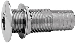 Attwood Thru Hull Stainless Steel 1" For Hose"