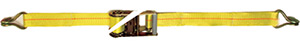 CargoBuckle Ratchet Strap with Double J-Hooks 2" x 20'