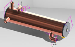 Replacement Heat Exchanger , Copper Tubes