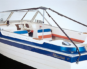 Taylor Boat Cover Support System Includes 50' Webbing, Quick Release Buckles And A Boat Cover Support Pole