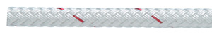 White Sta-Set Polyester Double Braid, 1/4" x 600'