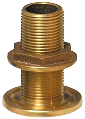 1-1/2" Thru-Hull With Nut"