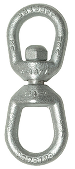 Galvanized Eye & Eye Swivel, 1/4"