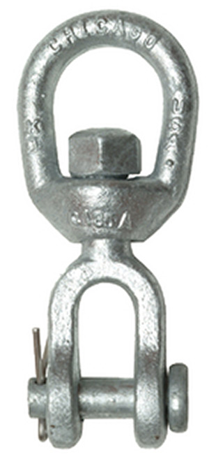 Galvanized Jaw & Eye Swivel, 5/16"