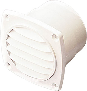 Seadog Hose Thru Vent, 4" White