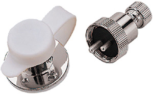 Connector-3 Amp 2 Pin Chrome