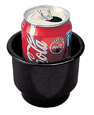 Flush Mt Drink Holder Combo Black