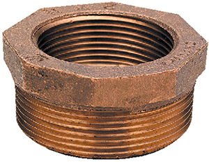 1-1/4 X 3/4 Bronze Hex Bushing