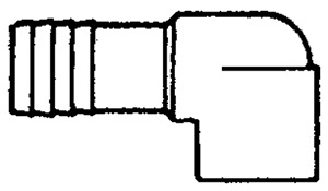 Elb Pl Pipe To Fip 3/4 X 1/2